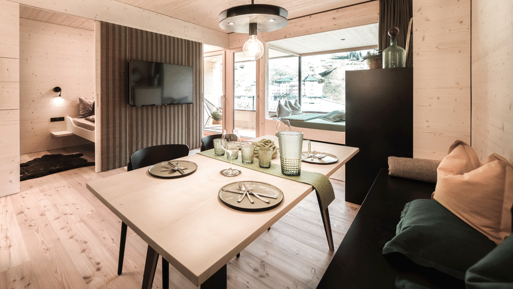 Herrlich Wild Apartment Essbereich